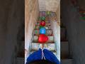 👣🎈💥Challenge the staircase obstacle course and pop the colorful balloons!#shorts