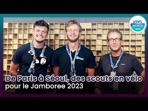 <strong>De</strong> <strong>Paris</strong> à Séoul, des scouts en vélo pour le Jamboree 2023