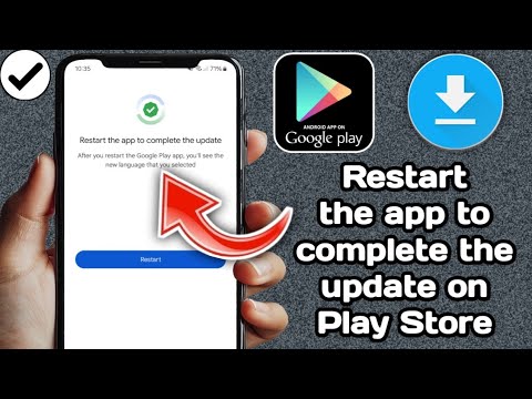How To Fix Restart the app to complete the update on Play Store Problem ...