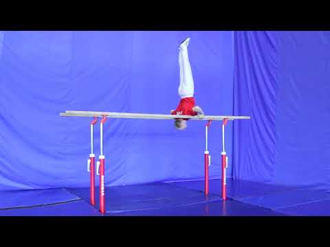 Exercise 21. Break down forward on the uneven bars