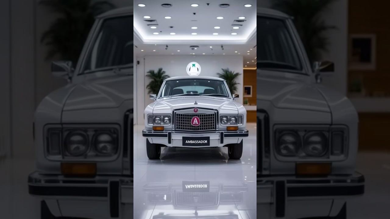 2026 Hindustan Ambassador White | Классическая легенда возвращается в современном обличье