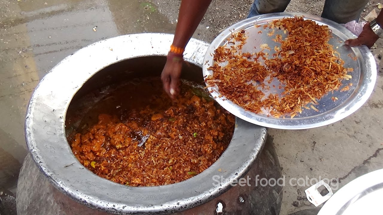 Muslim Chicken Dum Biryani Prepared for 500 People | King of Chicken Biriyani | Street Food Catalog