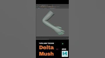 How to Use Delta Mush in Maya (Smoothing Like a Pro!) #shorts #howto