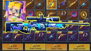 Blockman GO - Frontline - SUPER RARE WEAPON - AWM Restricted Area Skin by EMERALD BG