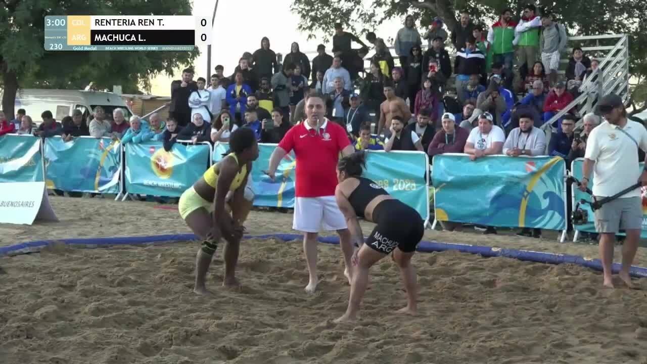 Gold Medal • Women's BW +70Kg • Tatiana RENTERIA RENTERIA (COL) vs. Linda Marilina MACHUCA (ARG)