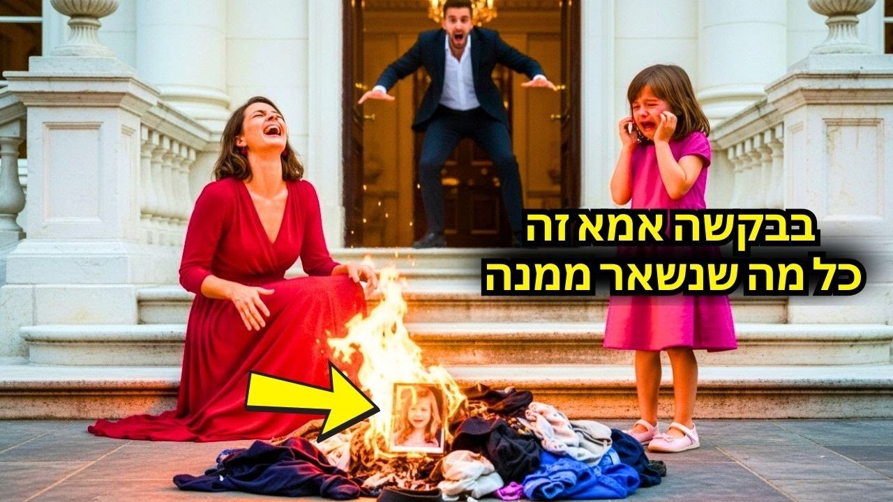 המיליונר רואה את האם החורגת שורפת את תמונת בתו המנוחה — והבת השנייה מתחננת בבכי…