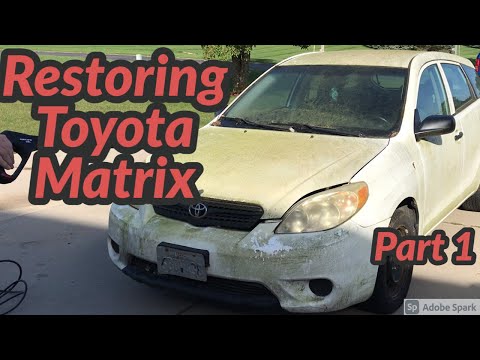 Rebuilding the Toyota Matrix - Intro, Washing, and Diagnosis - Part 1