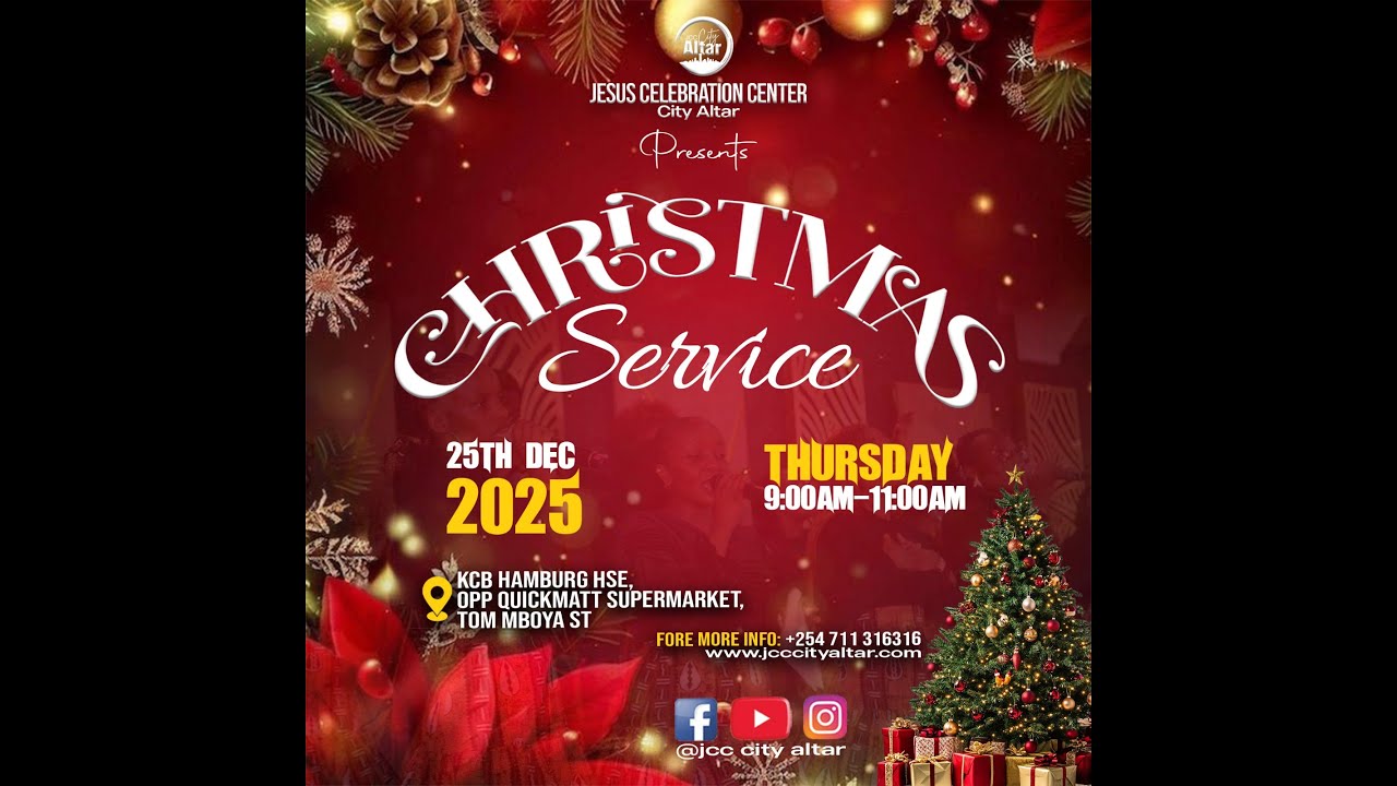 The Hope That Comes With The Birth Of Christ - Pst Sammy Mbatia|| Christmas Service || 12/24/2025