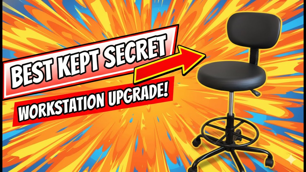 Memory Foam Meets Adjustable Height | Brick Attic Drafting Chair Review