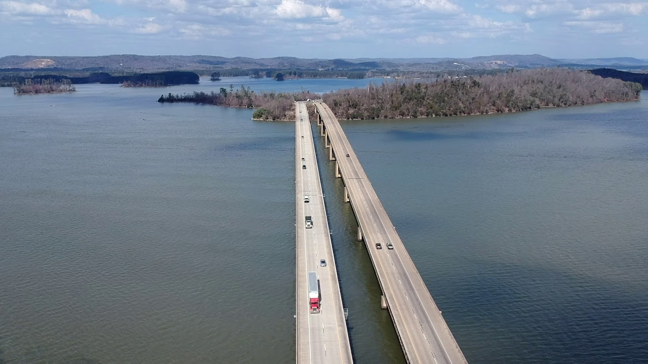 Lake Guntersville, Alabama Drone Footage YouTube
