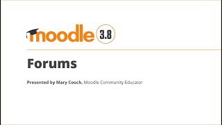Forums in Moodle 3 8