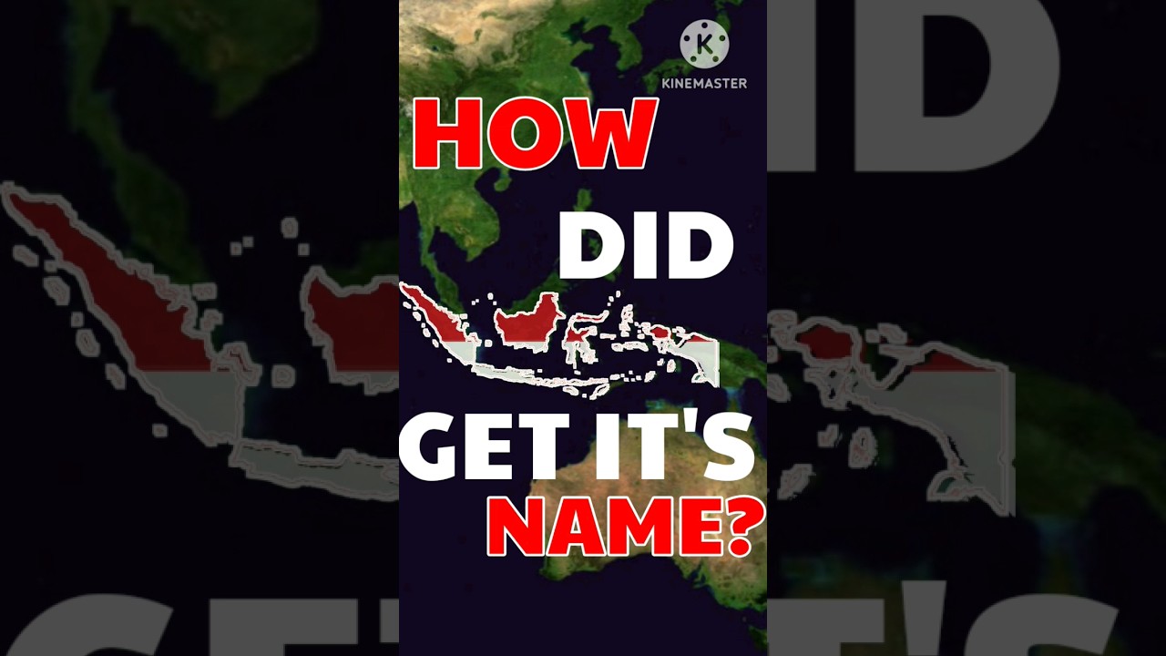 How did Indonesia get its name?🇮🇩 
