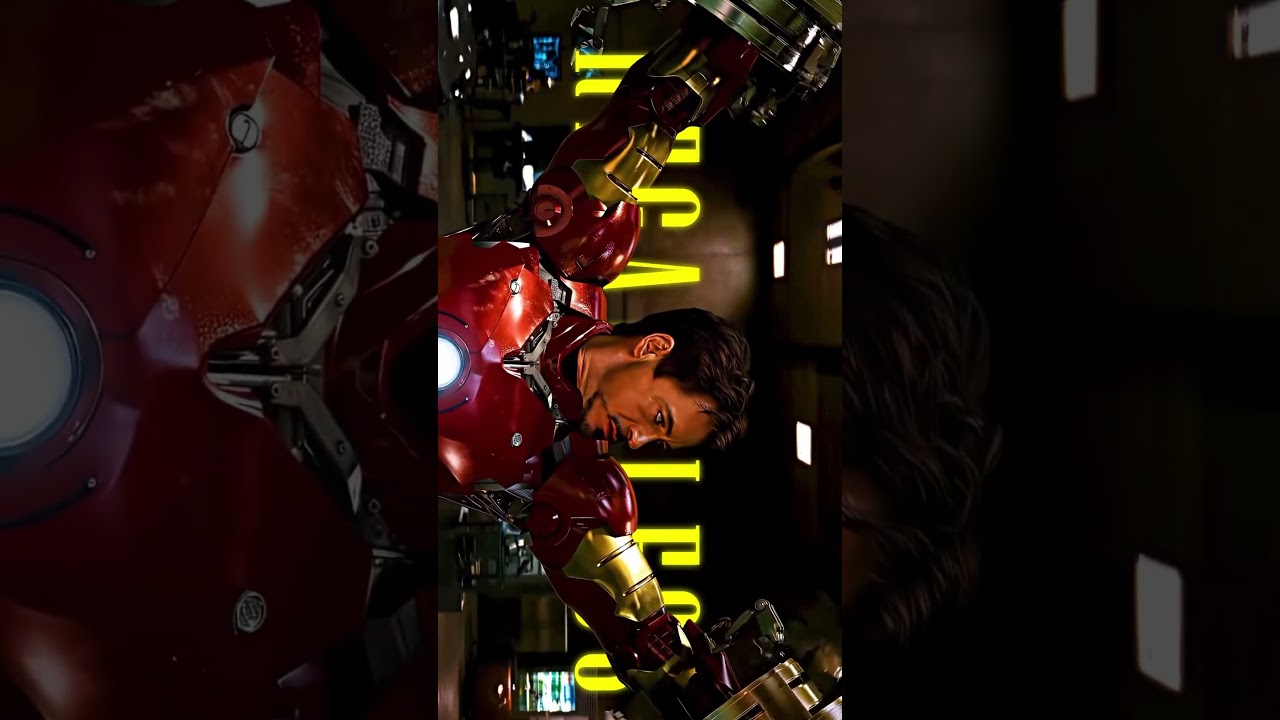 Iron man transition edit - The biggest  #avengersforever #marvel #ironman #aura  #tonystark #edit
