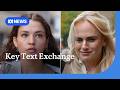 Trial shown text exchange between Rebel Wilson and film producer | ABC NEWS