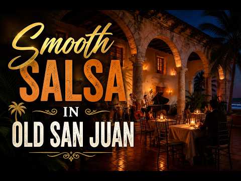 Smooth Salsa Ambience 🎷 Old San Juan Puerto Rico Night Vibes (1.5 Hours)