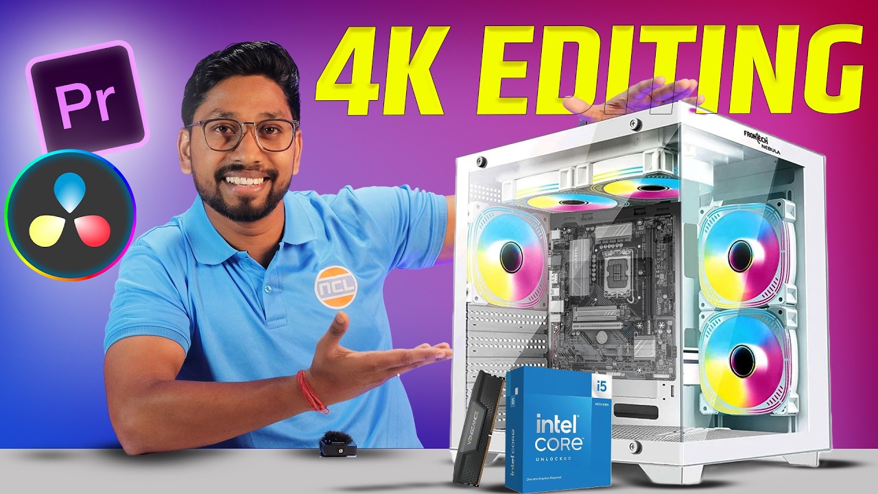 4K Video Editing PC Build Under ₹70,000 🔥 | Best Editing PC 2026