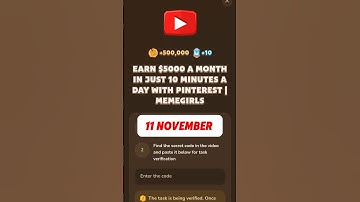 EARN $5000 A MONTH IN JUST 10 MINUTES A DAY WITH PINTEREST | MEMEGIRLS #memefi #code
