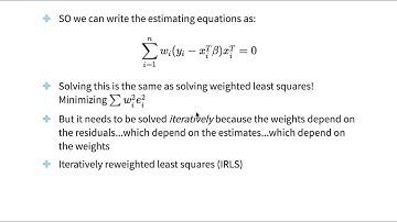 Robust Regression