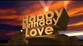 Happy Birthday Love