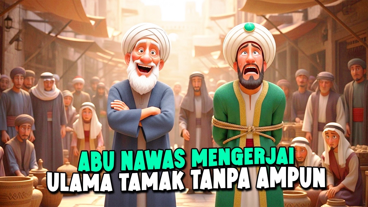 ABU NAWAS MENGERJAI ULAMA SERAKAH - CERITA JENAKA PENGANTAR TIDUR