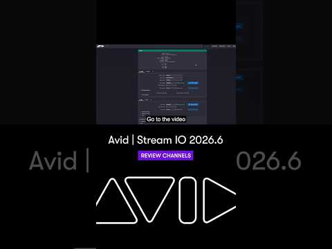 Avid | Stream IO: Review Channels — sub-clip, trim, and get breaking stories to air faster