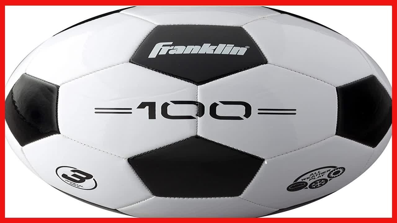 Franklin Sports Soccer Balls - Competition 100 Soccer Balls - Size 3, Size 4 + Size 5