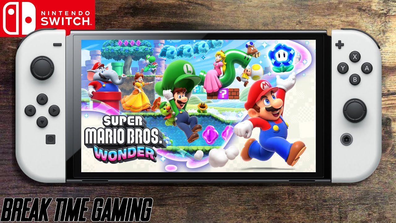 Unboxing Super Mario Bros. Wonder + Switch OLED Mario Edition 