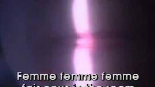 Video thumbnail of "femme femme femme SERGE LAMA Karaoke"