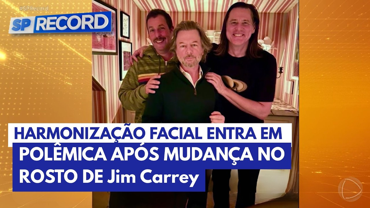 Harmonização facial entra em polêmica após mudança no rosto de Jim Carrey
