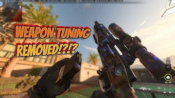 WEAPON TUNING REMOVED? Modern Warfare 3