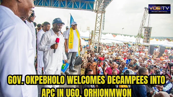 Gov. Okpebholo Welcomes Decampees into APC in Ugo, Orhionmwon