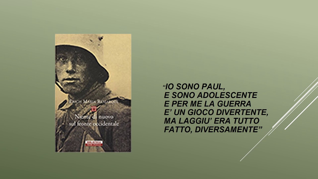 Niente Di Nuovo Sul Fronte Occidentale Scheda Libro