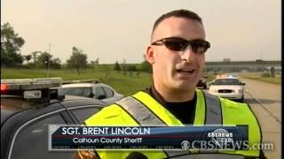 Heat causes Mich. road to buckle