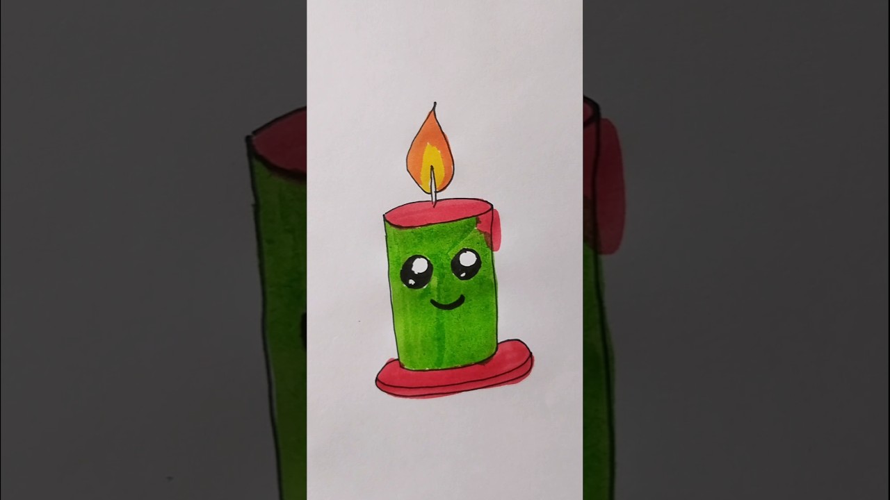 Candle Art 🕯️ For Kids 