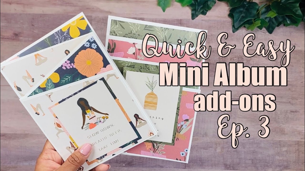 Mini Album add-ons | Ep. 3: Cascading Booklets - YouTube