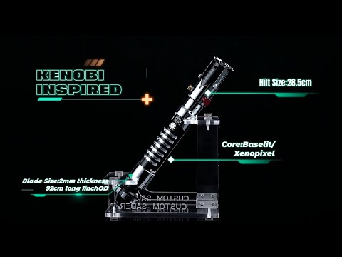 Damiensaber NO.057 Obi-Wan Kenobi Xenopixel Saber | Bluetooth Lightsaber Display