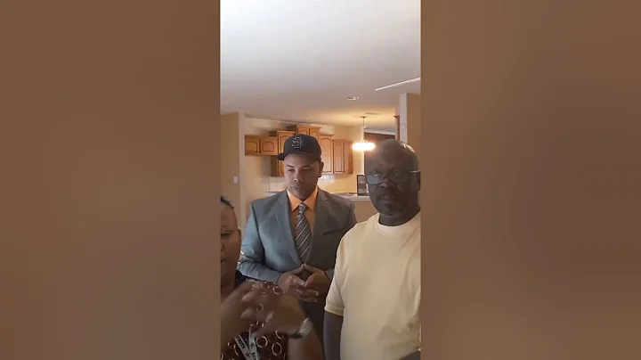 Mr & Mrs. Jones inside their new home!!!