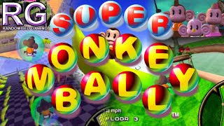 Super Monkey Ball - Gamecube - Intro, Beginner Course Arcade Playthrough & Credits [720p 60fps]
