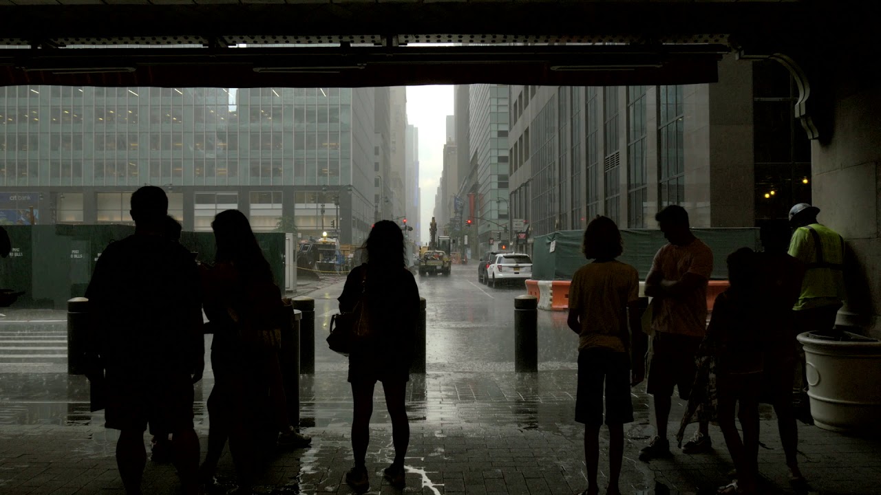 Heavy Rain in New York - Copyright Free Stock Footage Video Clip - YouTube