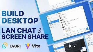 Build Offline LAN Chat Desktop App with Screen Sharing | No Internet Needed | Tauri + Vite screenshot 3