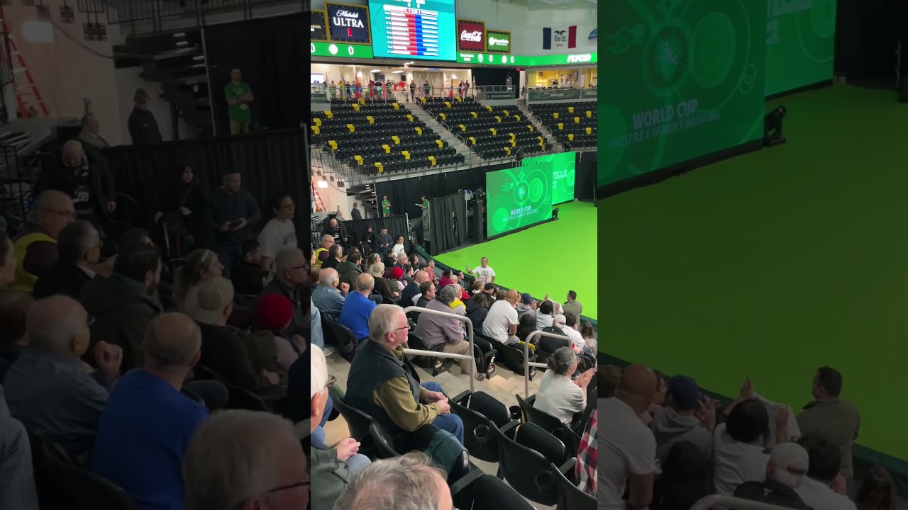 Coralville: Iranian protests at Wrestling World Cup