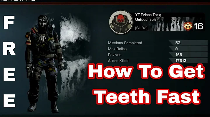 COD Ghost  How To Get Unlimited Teeth Fast 999 | Call Of Duty Ghost EXTINCTION Free Teeth High Score