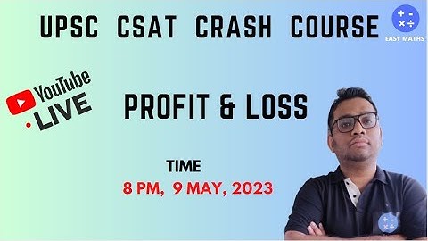 APSC/UPSC CSAT LIVE SOLUTION  || #APSC_CSAT,#APSC_CCE, #QUANTITATIVEAPTITUDE, #UPSC_CSAT,#UPSC_CSE||