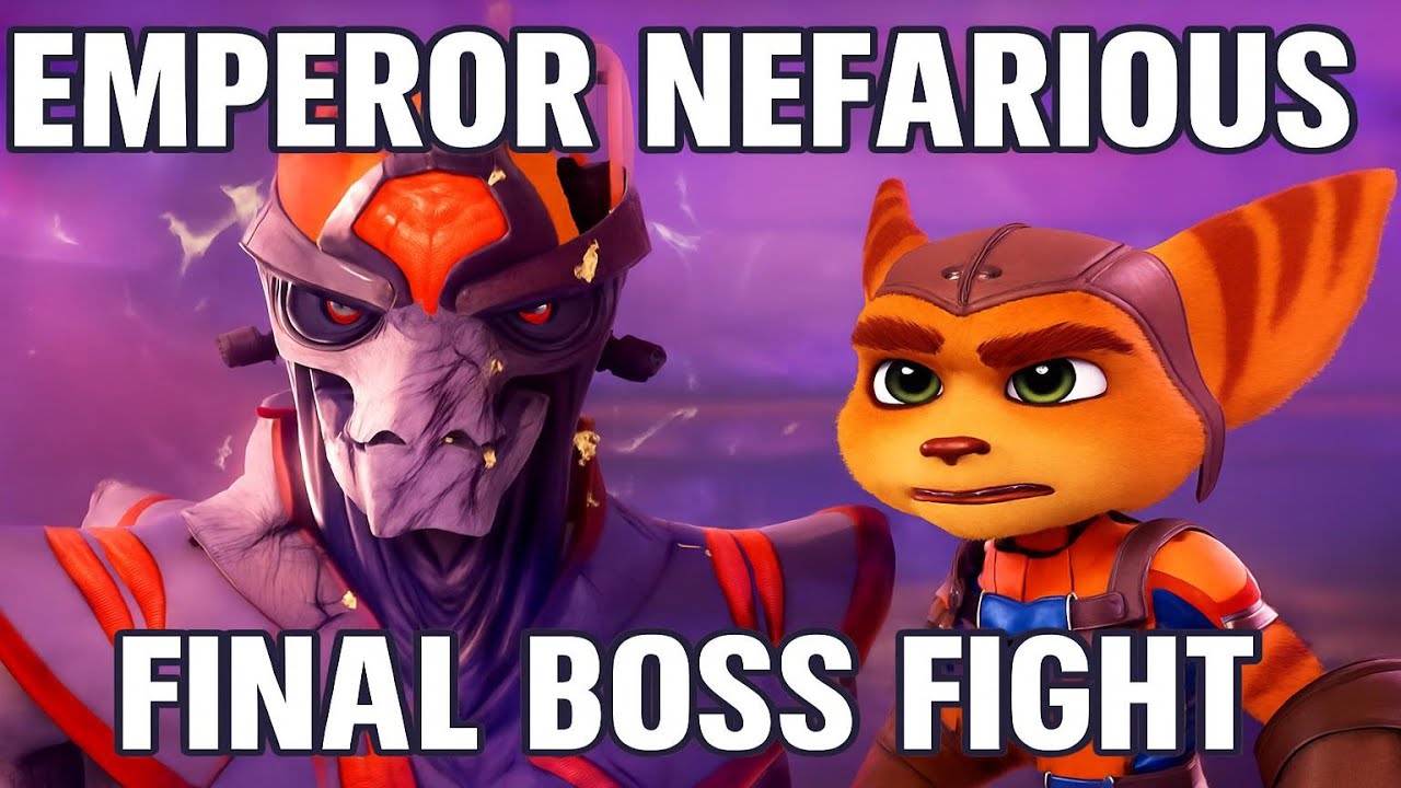 Picha ndogo ya video kwa EMPEROR NEFARIOUS - Pambano la Bosi wa Mwisho | Ratchet &amp; Clank: Rift Apart | Muongozo Kamili, Ha...
