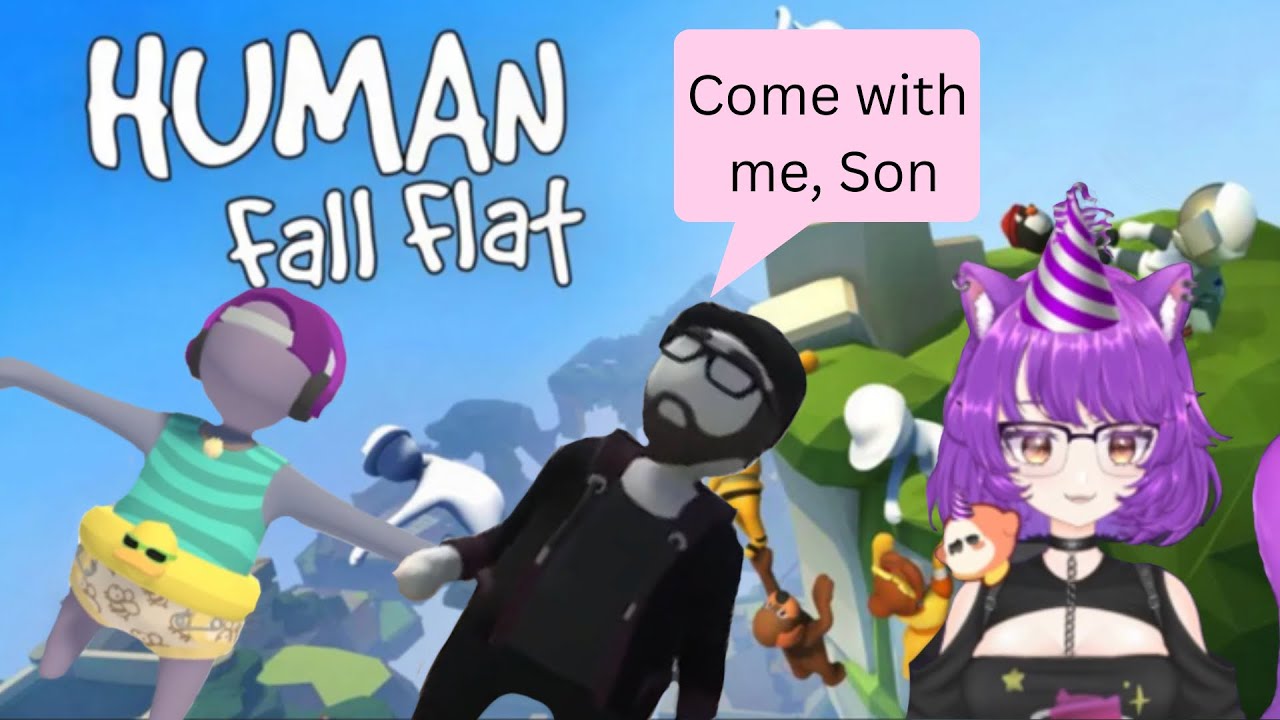 Floppy Madness with Boypurnicus | Human: Fall Flat Birthday Stream Highlights | Katpurnicus VTuber