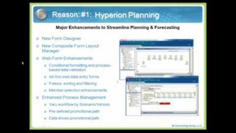 Webinar Part 1 of 4: Oracle EPM Fusion Edition Release 11.1.2