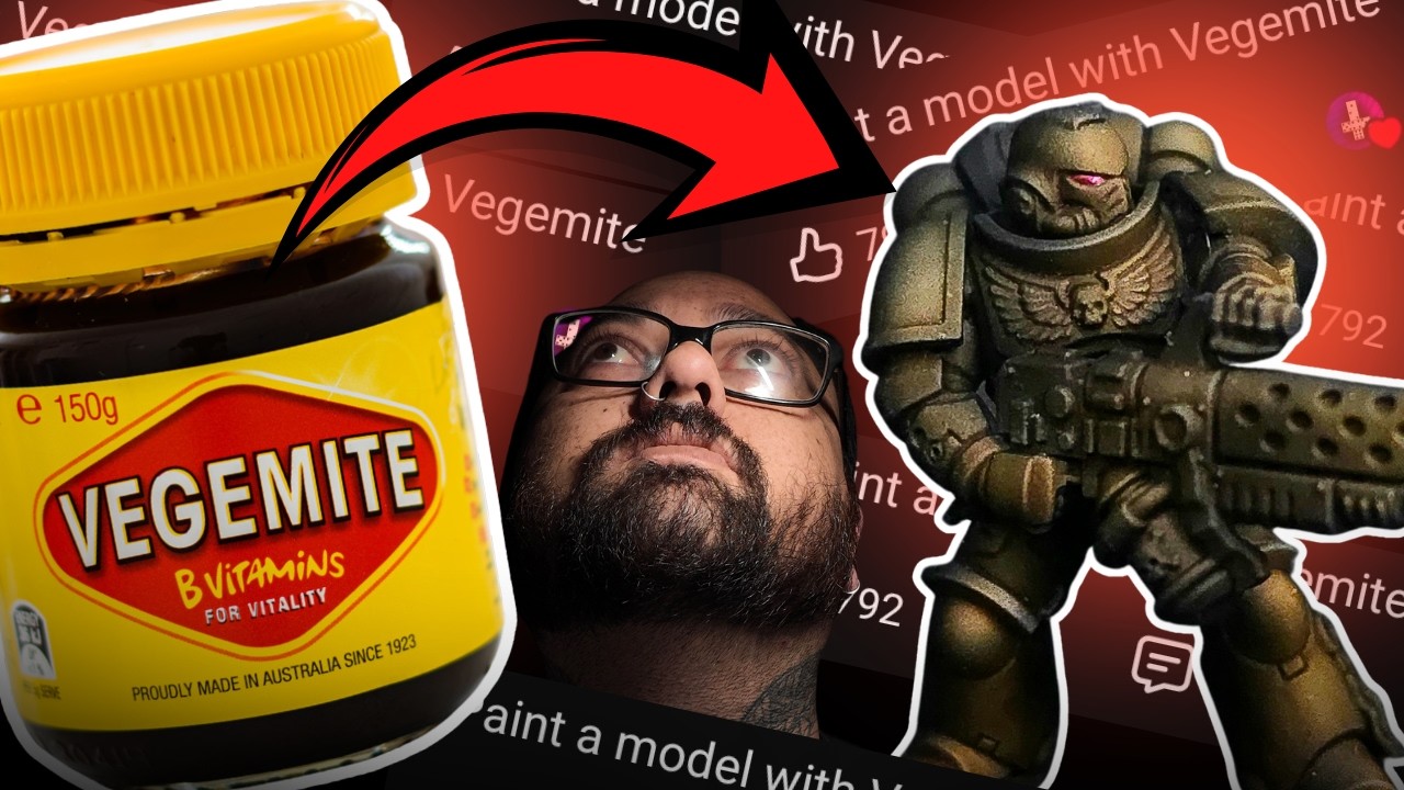 The VEGEMITE Space Marine YOU made me Paint