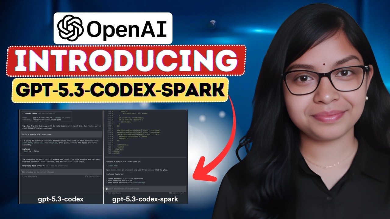 This AI Writes Code Faster Than You Can Read It (OpenAI Codex-Spark ...