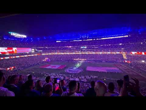 Canadian national anthem from Bare Naked Ladies for Detroit Lions at Buffalo Bills season opener!!