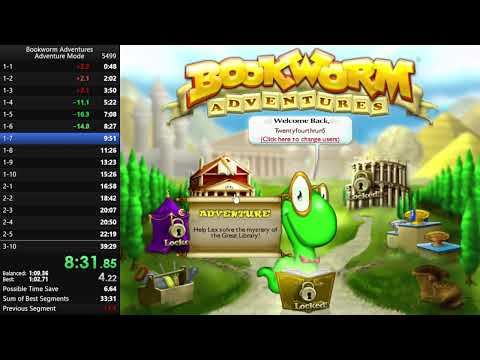 FWR Bookworm Adventures Speedrun Adventure In 39 12
